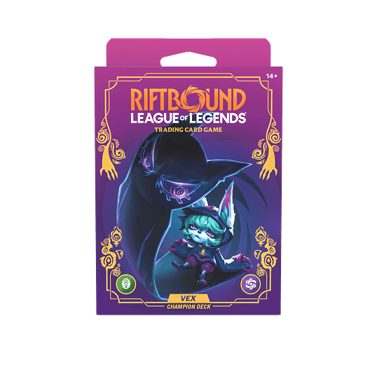Riftbound: League of Legends TCG - Unleashed Champion Deck: Vex Display  - EN 4