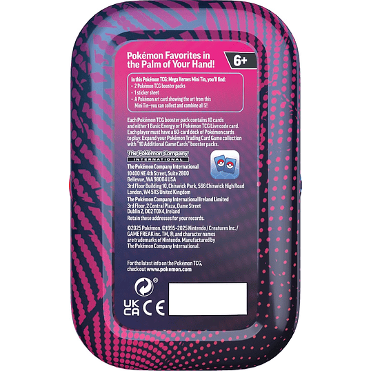 Pokémon TCG: Mega Heroes Mini Tin – Mega Latias 3