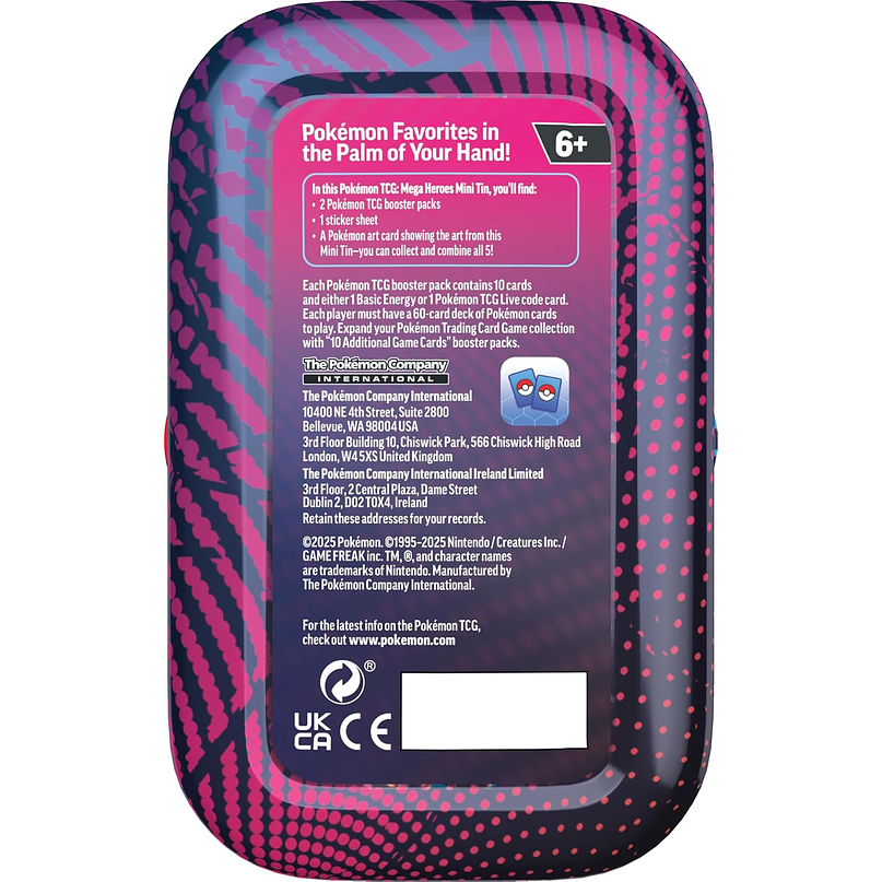 Pokémon TCG: Mega Heroes Mini Tin – Mega Latias 3