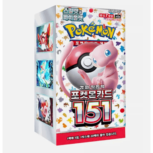 Pokémon TCG: 151 (SV2a) – Display Coreano (KOR)