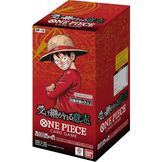 One Piece Card Game: Carrying on His Will Japanese Booster BOX 1