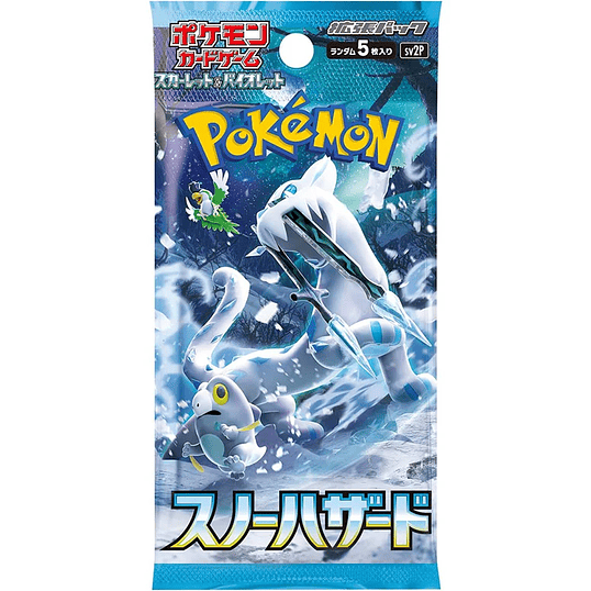 Pokémon TCG Snow Hazard SV2p – Booster Japonês 1