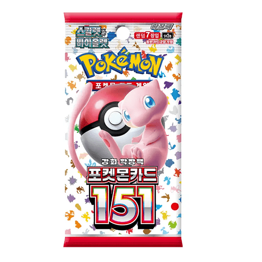 Pokémon TCG 151 SV2a – Booster Pack Coreano 1