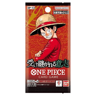 One Piece Card Game OP-13 Carrying on His Will – Booster Japonês