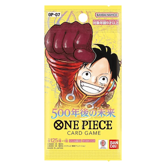 One Piece Card Game: 500 Years in the Future (OP-07) – Booster Japonês 1