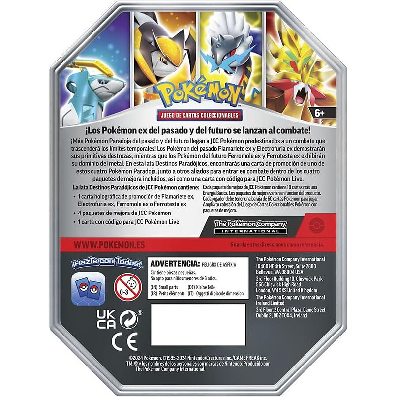 Pokémon TCG – Lata Destinos Paradoxais Rotom (Espanhol) 6
