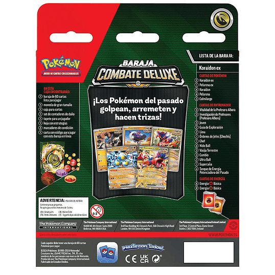 Pokémon TCG – Baralho Koraidon & Miraidon (Espanhol) 6