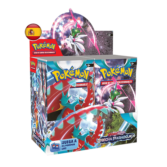 Pokémon TCG – Booster Box Brecha Paradoxal (Escarlata & Púrpura) (Espanhol) 1