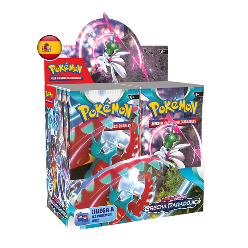 Pokémon TCG – Booster Box Brecha Paradoxal (Escarlata & Púrpura) (Espanhol) 1