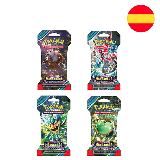 Pokémon TCG – Booster Mascarada Crepuscular (Espanhol) 1