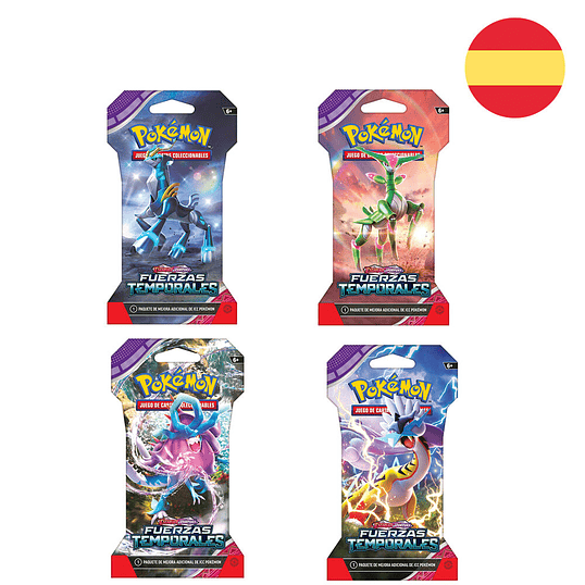 Pokémon TCG – Booster Fuerzas Temporales (Escarlata & Púrpura) (Espanhol) 1