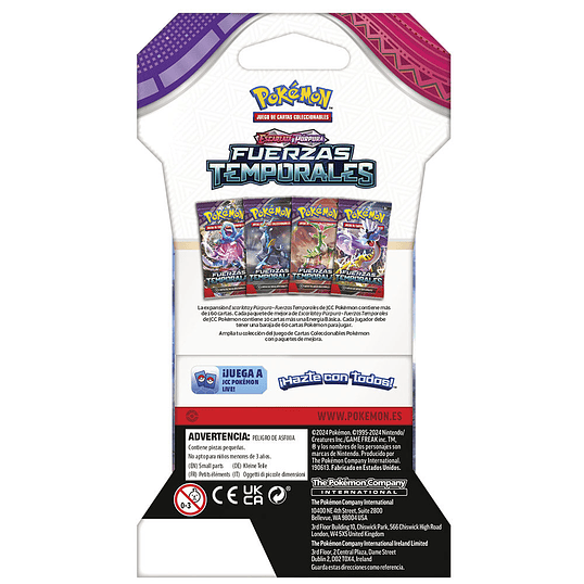 Pokémon TCG – Booster Fuerzas Temporales (Escarlata & Púrpura) (Espanhol) 6
