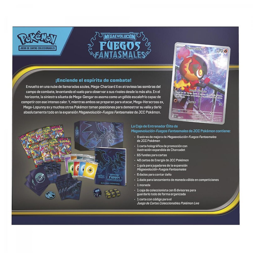 Pokémon TCG – Elite Trainer Box Fuegos Fantasmales (Espanhol) 3