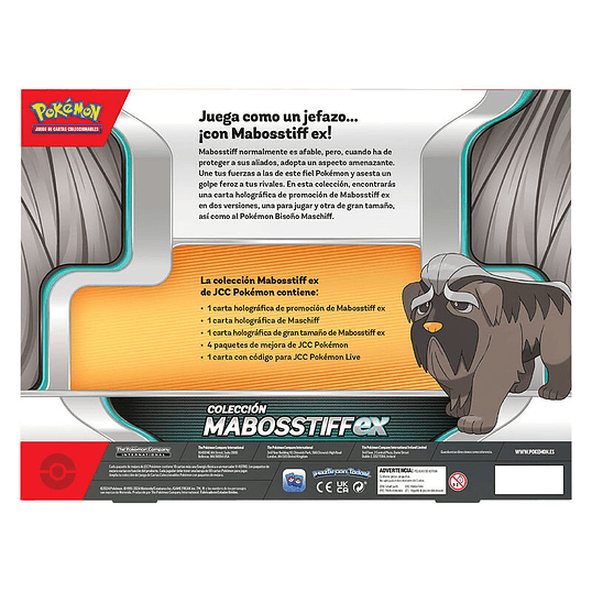 Pokémon TCG – Blister Mabosstiff ex (Espanhol) 2