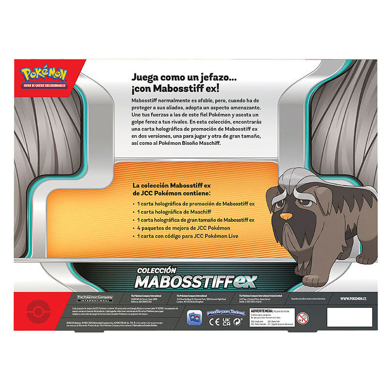 Pokémon TCG – Blister Mabosstiff ex (Espanhol) 2