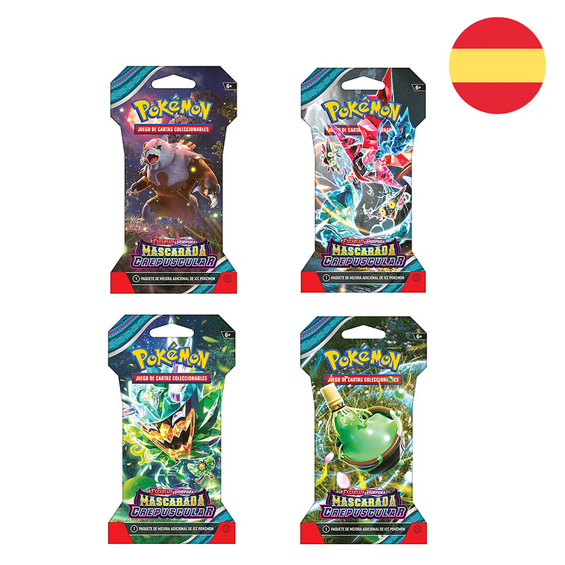 Pokémon TCG – Booster Mascarada Crepuscular (Escarlata & Púrpura) (Espanhol) 1