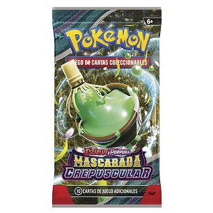 Pokémon TCG – Booster Mascarada Crepuscular (Escarlata & Púrpura) (Espanhol)