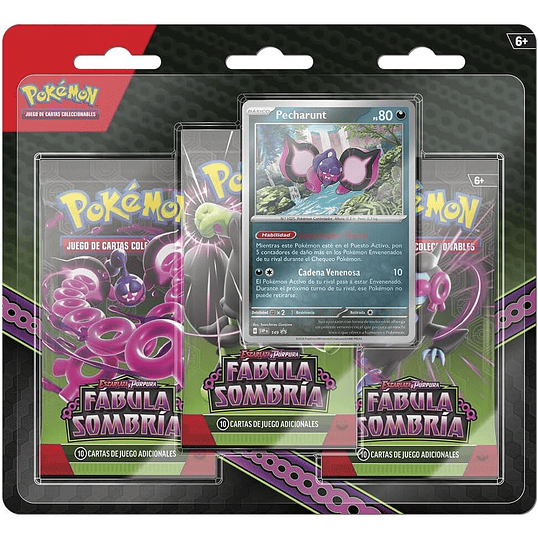 Pokémon TCG – Blister Fábula Sombria (Escarlata & Púrpura) (Espanhol) 1