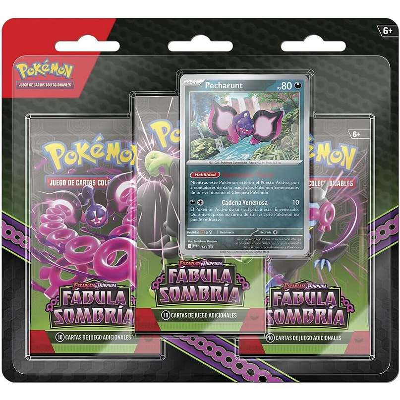 Pokémon TCG – Blister Fábula Sombria (Escarlata & Púrpura) (Espanhol) 1
