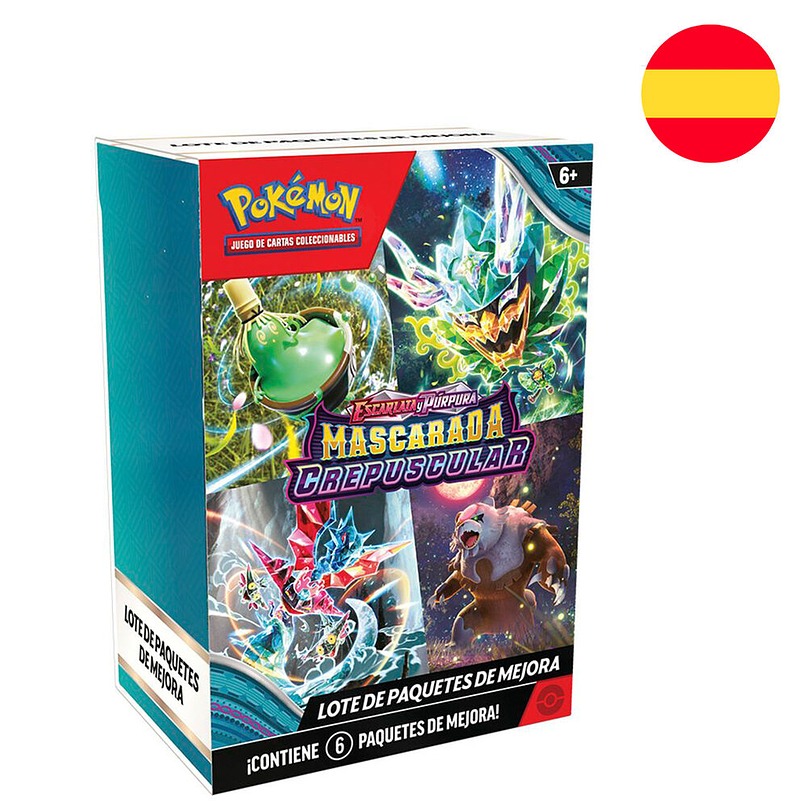 Pokémon TCG – Booster Bundle Mascarada Crepuscular (Escarlata & Púrpura) (Espanhol) 1