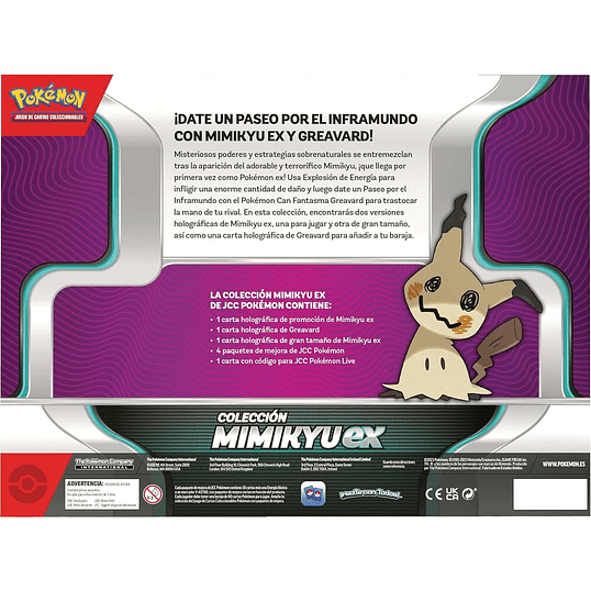 Pokémon TCG – Blister Mimikyu ex (Espanhol) 3
