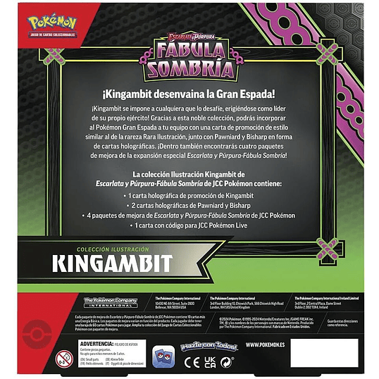 Pokémon TCG – Blister Kingambit Fábula Sombria IR Collection (SV 6.5) (Espanhol) 2