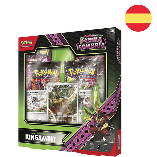 Pokémon TCG – Blister Kingambit Fábula Sombria IR Collection (SV 6.5) (Espanhol) 1