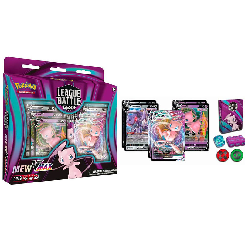 Pokémon TCG – League Battle Deck Mew VMAX (Espanhol) 2