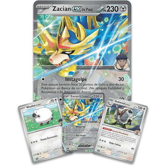 Pokémon TCG – Zacian ex de Paul Box (Espanhol) 3