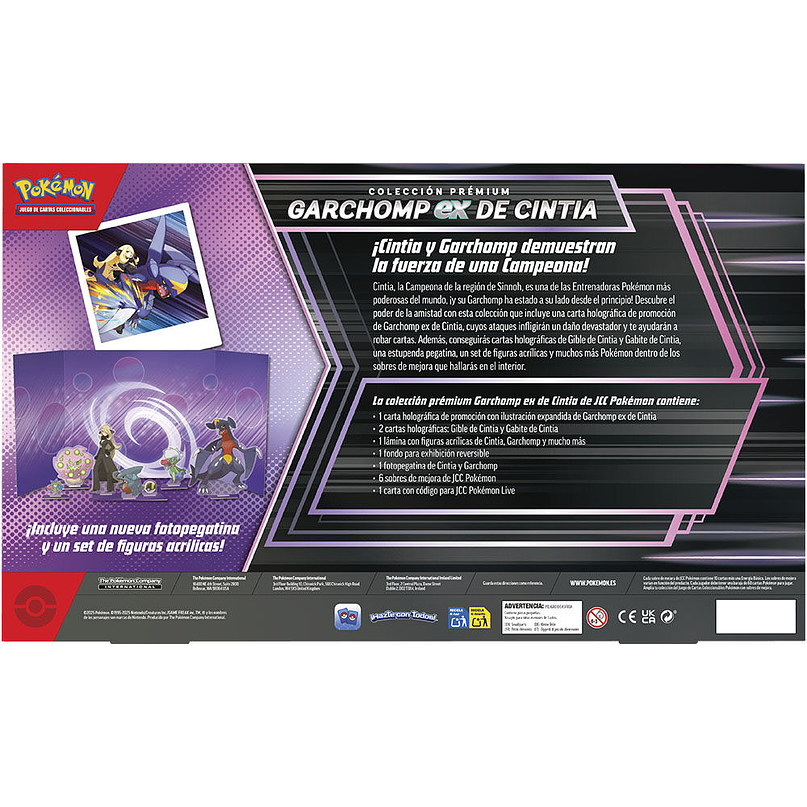 Pokémon TCG – Garchomp ex de Cíntia: Juntos de Aventuras (Premium Collection) (Espanhol) 2