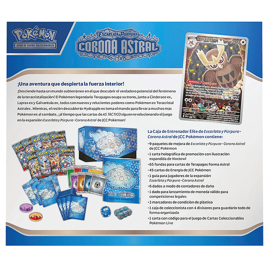 Pokémon TCG – Elite Trainer Box Corona Astral (Escarlata & Púrpura) (Espanhol) 3