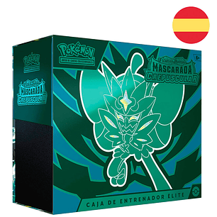 Pokémon TCG – Elite Trainer Box Mascarada Crepuscular (Escarlata & Púrpura) (Espanhol)