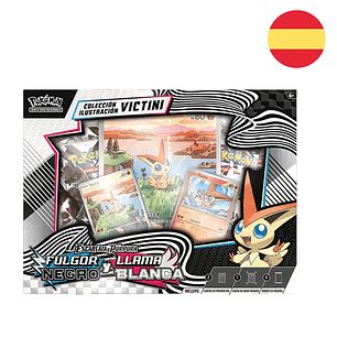 Pokémon TCG – Victini Fulgor Negro & Llama Blanca Box (Espanhol)