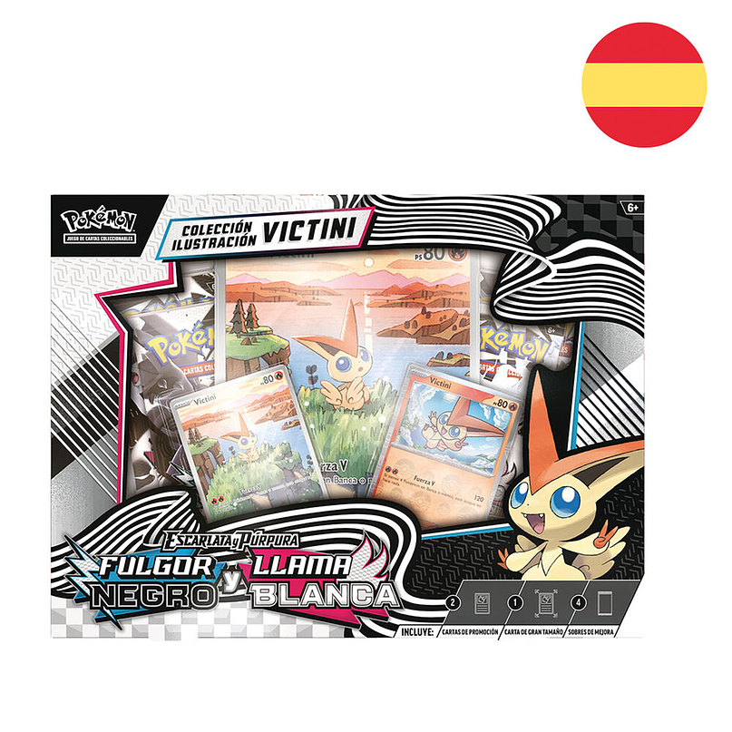Pokémon TCG – Victini Fulgor Negro & Llama Blanca Box (Espanhol) 1