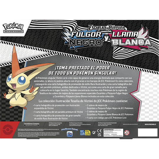 Pokémon TCG – Victini Fulgor Negro & Llama Blanca Box (Espanhol) 2