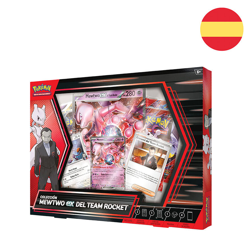 Pokémon TCG – Mewtwo ex do Team Rocket: Juntos de Aventuras (Espanhol) 1