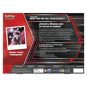 Pokémon TCG – Mewtwo ex do Team Rocket: Juntos de Aventuras (Espanhol)