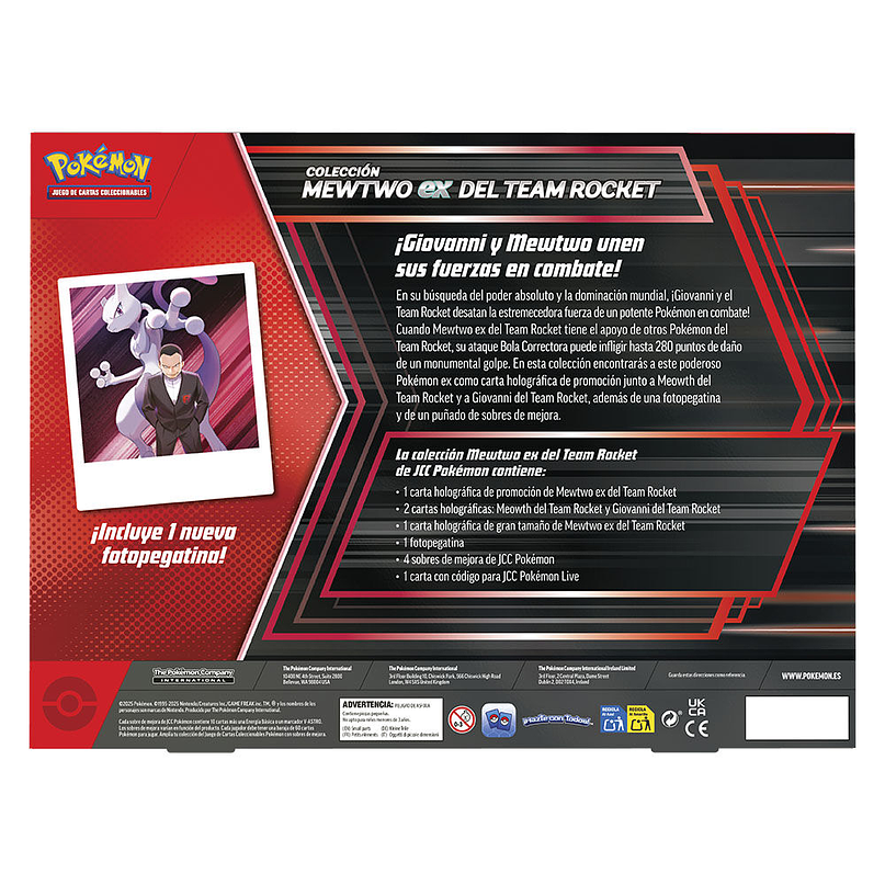 Pokémon TCG – Mewtwo ex do Team Rocket: Juntos de Aventuras (Espanhol) 2