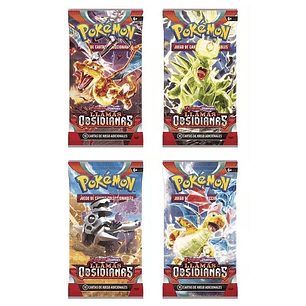 Pokémon TCG – Booster Box Llamas Obsidianas (Escarlata & Púrpura) (Espanhol)