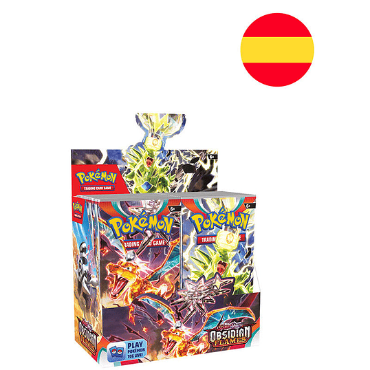 Pokémon TCG – Booster Box Llamas Obsidianas (Escarlata & Púrpura) (Espanhol) 1