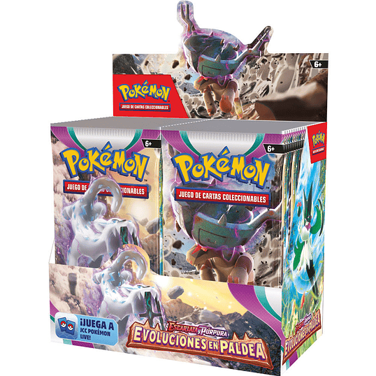 Pokémon TCG – Booster Box Evoluções em Paldea (Escarlata & Púrpura) (Espanhol) 1