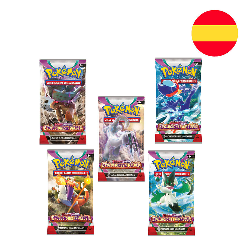 Pokémon TCG – Booster Evoluções em Paldea (Escarlata & Púrpura) (Espanhol) 1
