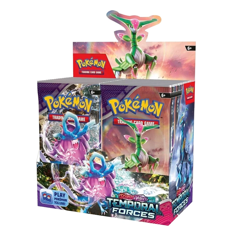 Pokémon TCG – Booster Box Temporal Forces (Scarlet & Violet) (Inglês) 1