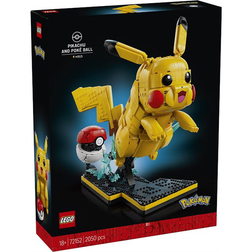 LEGO Pokémon – Pikachu & Poké Ball (72152) 1