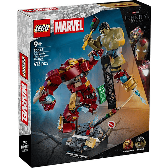 LEGO Marvel Super Heroes – Batalha Épica: Hulkbuster vs. Hulk (76343) 1