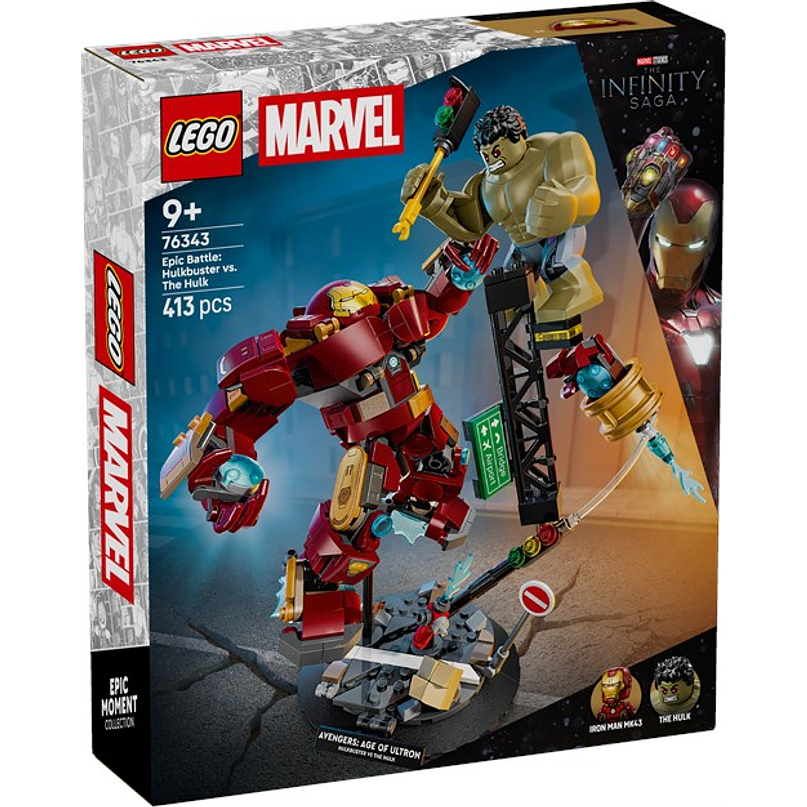 LEGO Marvel Super Heroes – Batalha Épica: Hulkbuster vs. Hulk (76343) 1