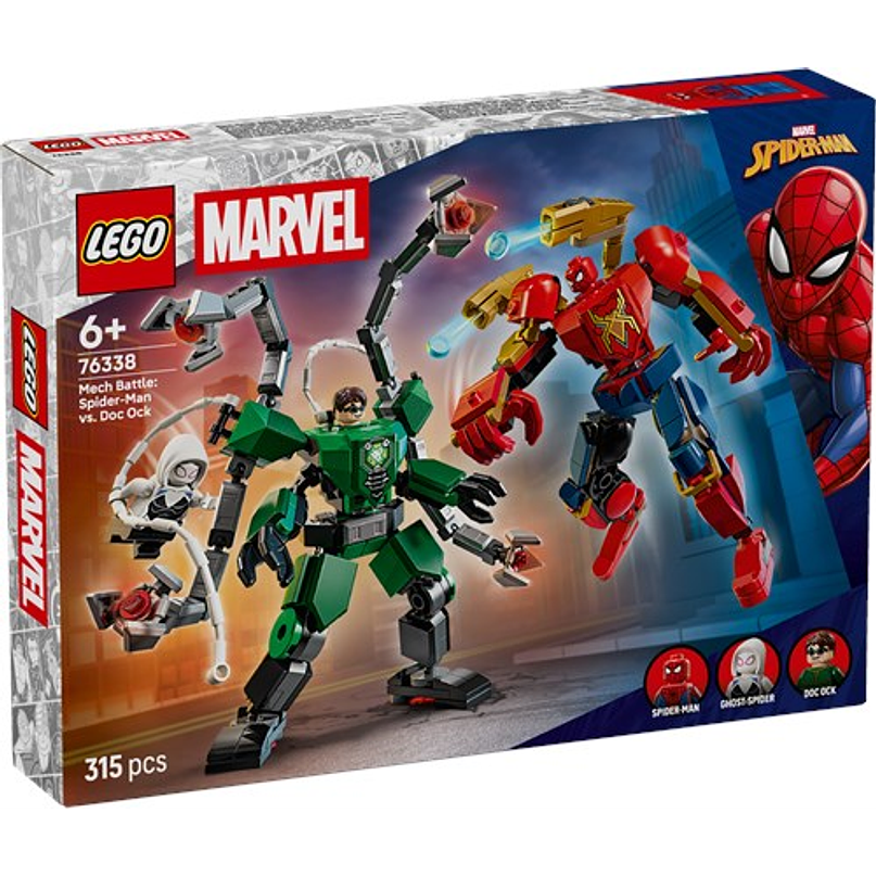 LEGO Marvel Super Heroes – Batalha Mech: Spider-Man vs. Doc Ock (76338) 1