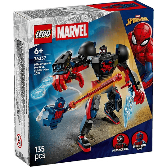 LEGO 76337 Super Heroes Marvel - Mech di Miles Morales vs. Spider-Man 2099 LEGO | LEGO In Uscita Release date: 1/31/2026 € 9.70  1   Category:	LEGO Publisher:	LEGO Release date:	1/31/2026 EAN:	5702018 1