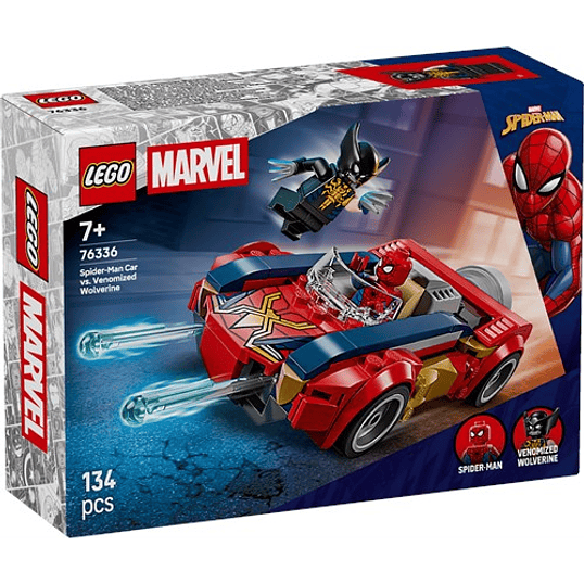 LEGO Marvel Super Heroes – Carro do Spider-Man vs. Wolverine Venomizado (76336) 1