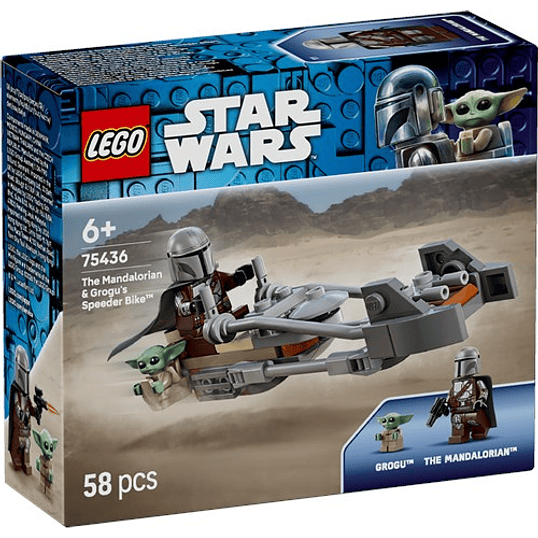 LEGO Star Wars – Speeder Bike do Mandaloriano e do Grogu (75436) 1